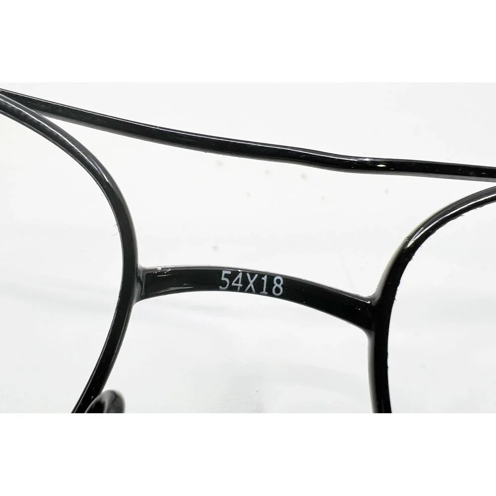 Unbranded Eyeglasses Frames Mens Black Aviator S 636 COL 90 54-18-140 54mm